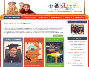 Milestone Ecd Website Designed by Kamoso Web Group